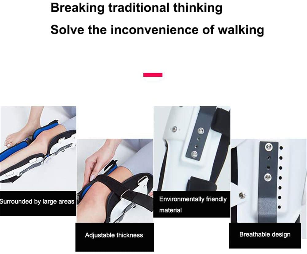 Adjustable Hinged Knee & Ankle Support Brace