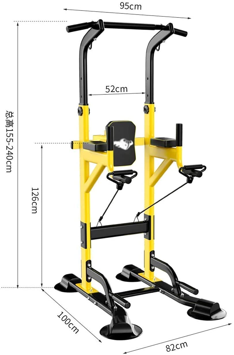 Adjustable Power Tower Pull-Up & Dip Station