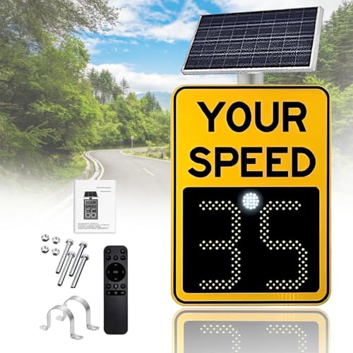 Solar Powered Radar Speed Display Sign