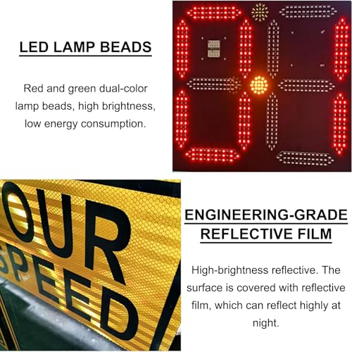 Solar LED Radar Speed Limit Sign