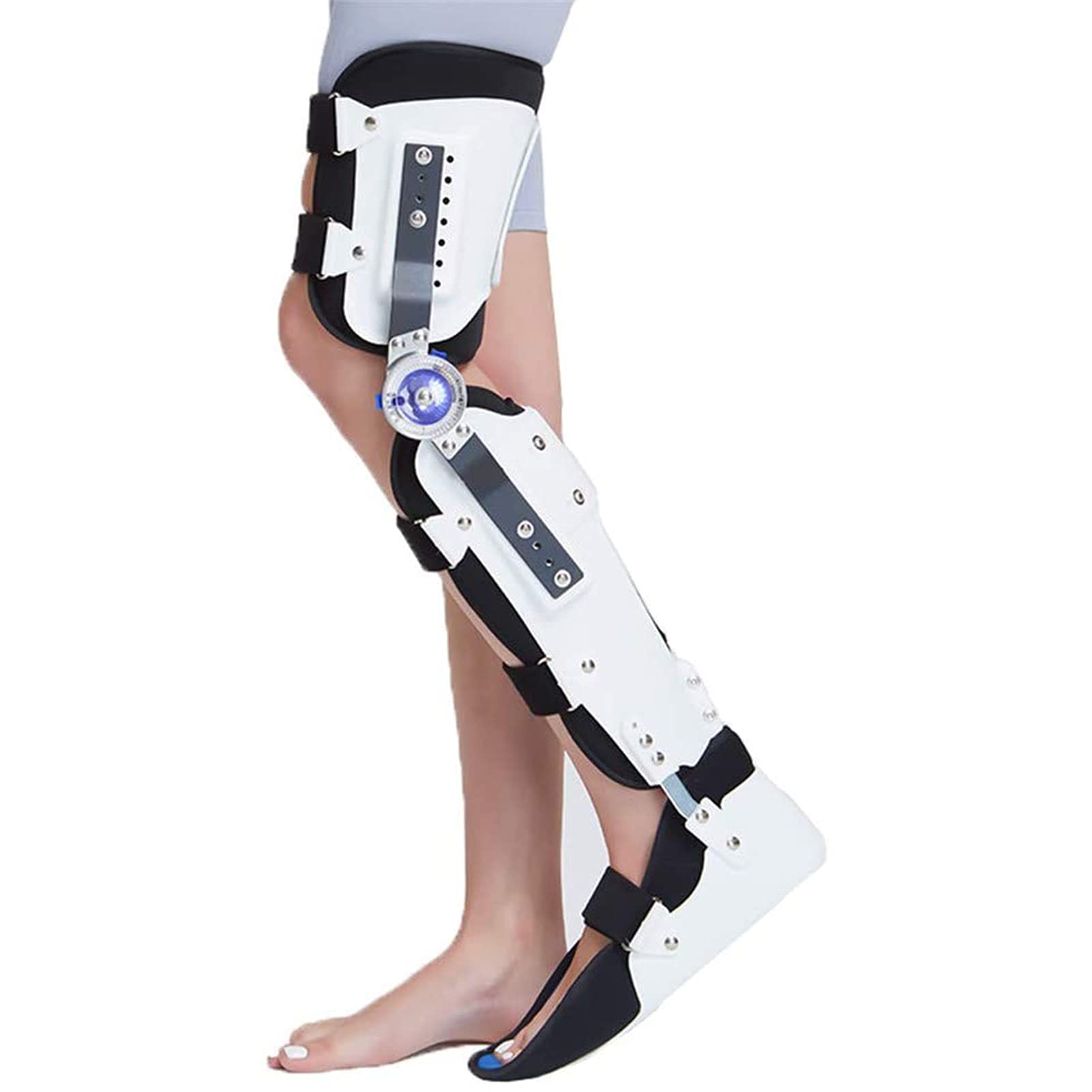 Adjustable Hinged Knee & Ankle Support Brace