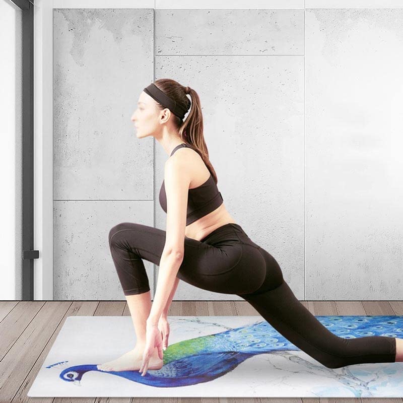 Foldable Non-Slip Natural Rubber Yoga Mat