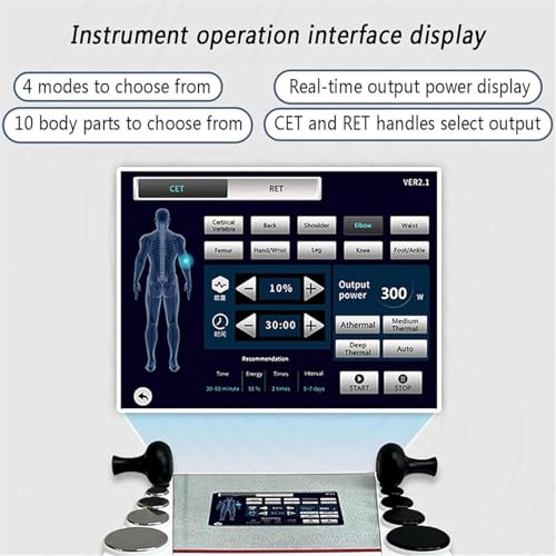 Diathermy Massage Machine with CET/RET Handles