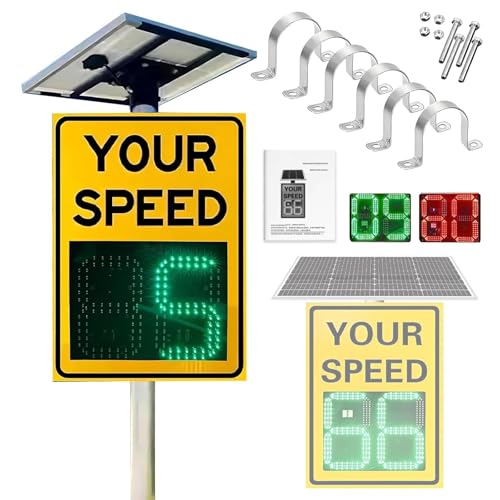 Solar LED Radar Speed Limit Sign