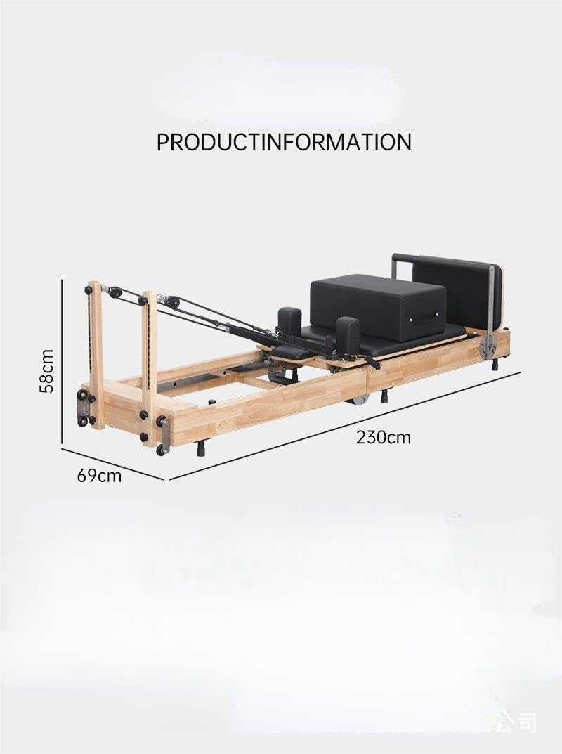 Foldable Pilates Reformer for Home Gym