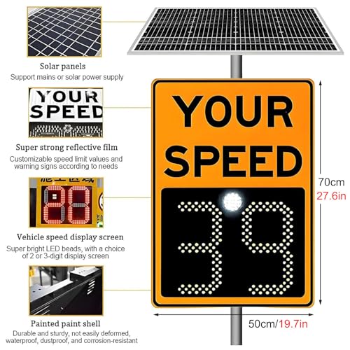 Solar LED Radar Speed Limit Sign