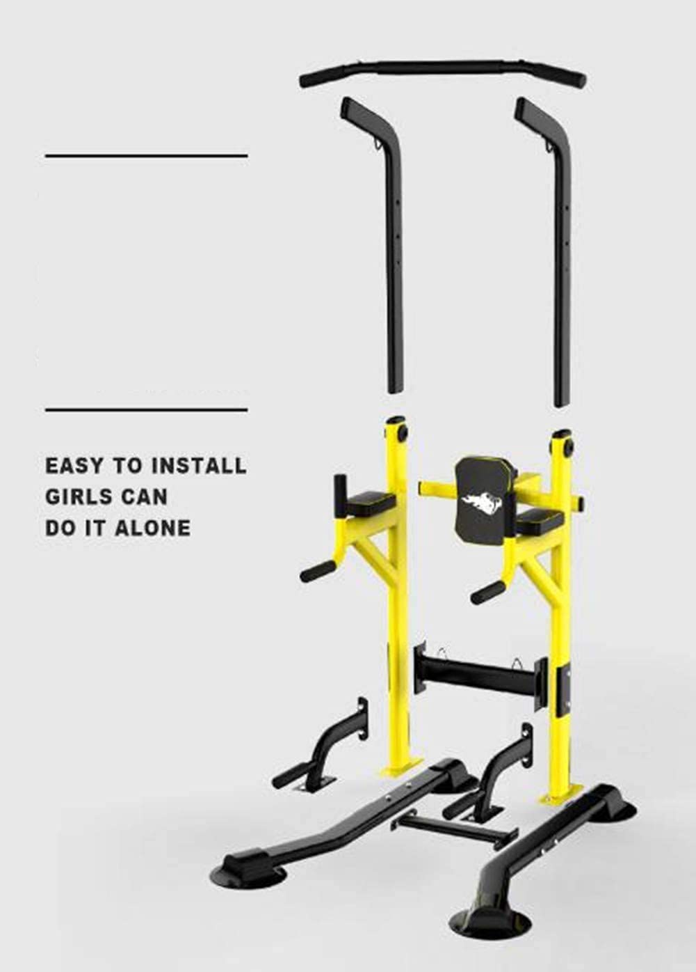 Adjustable Power Tower Pull-Up & Dip Station