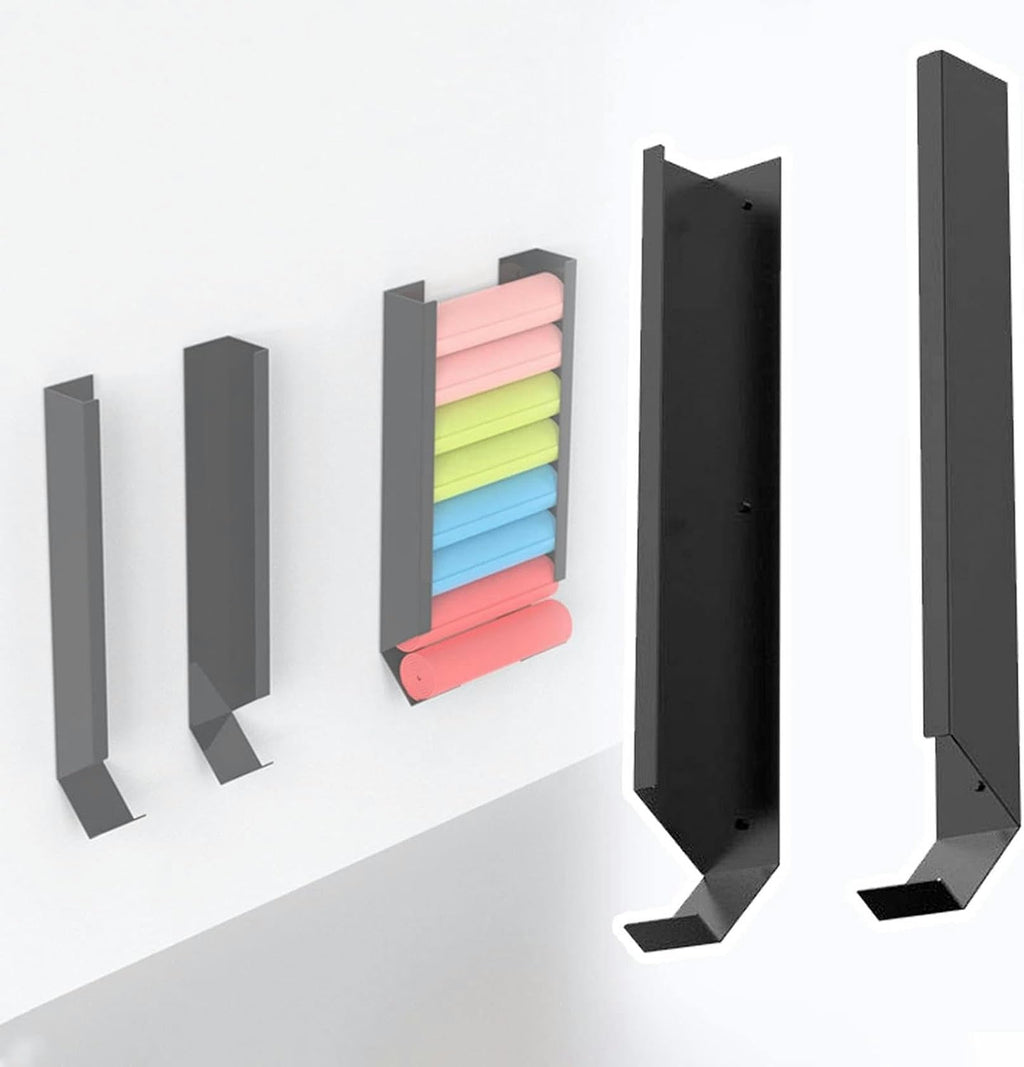 125 CM Wall-Mounted Metal Yoga Mat Rack