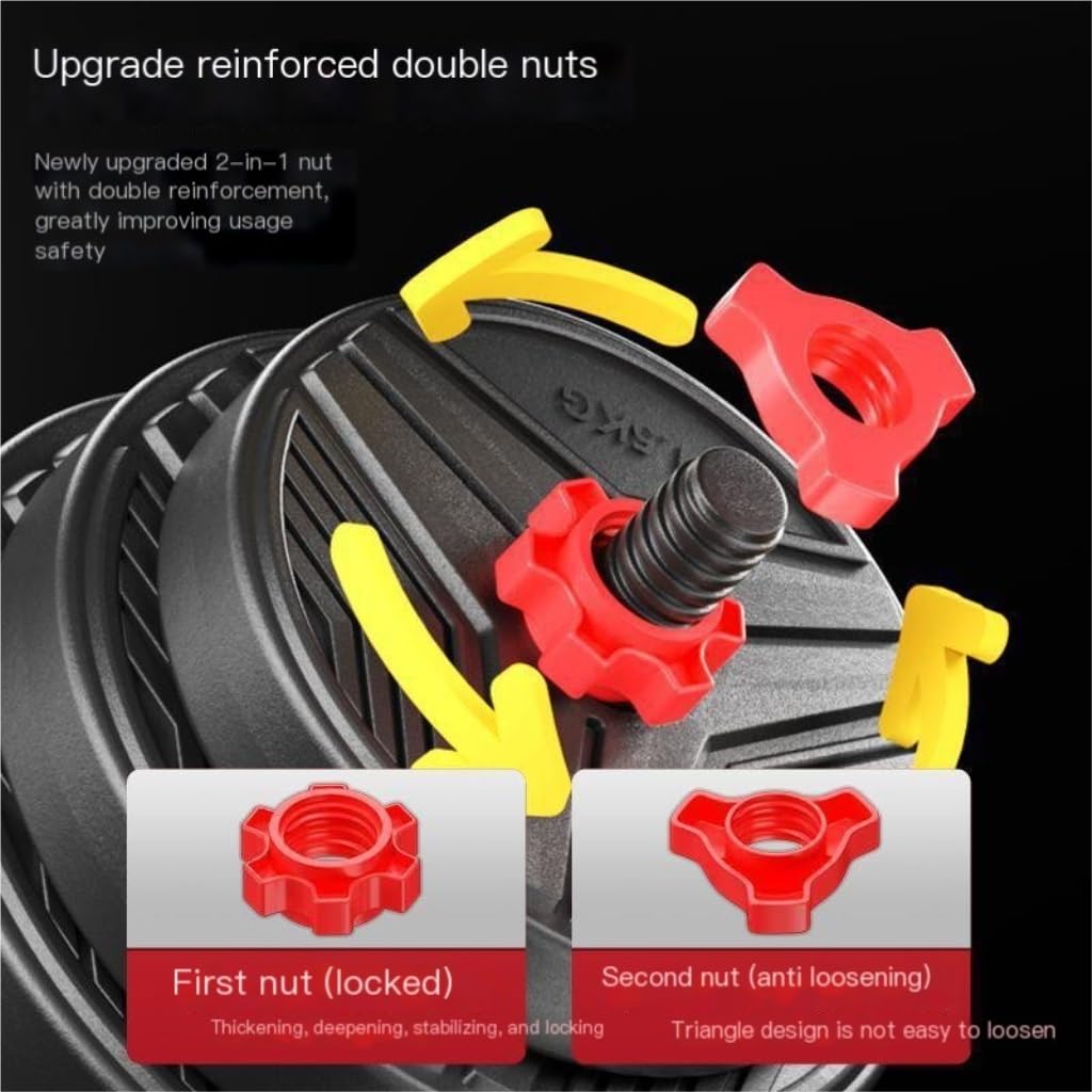 Adjustable Dumbbell & Barbell Set for Home Fitness