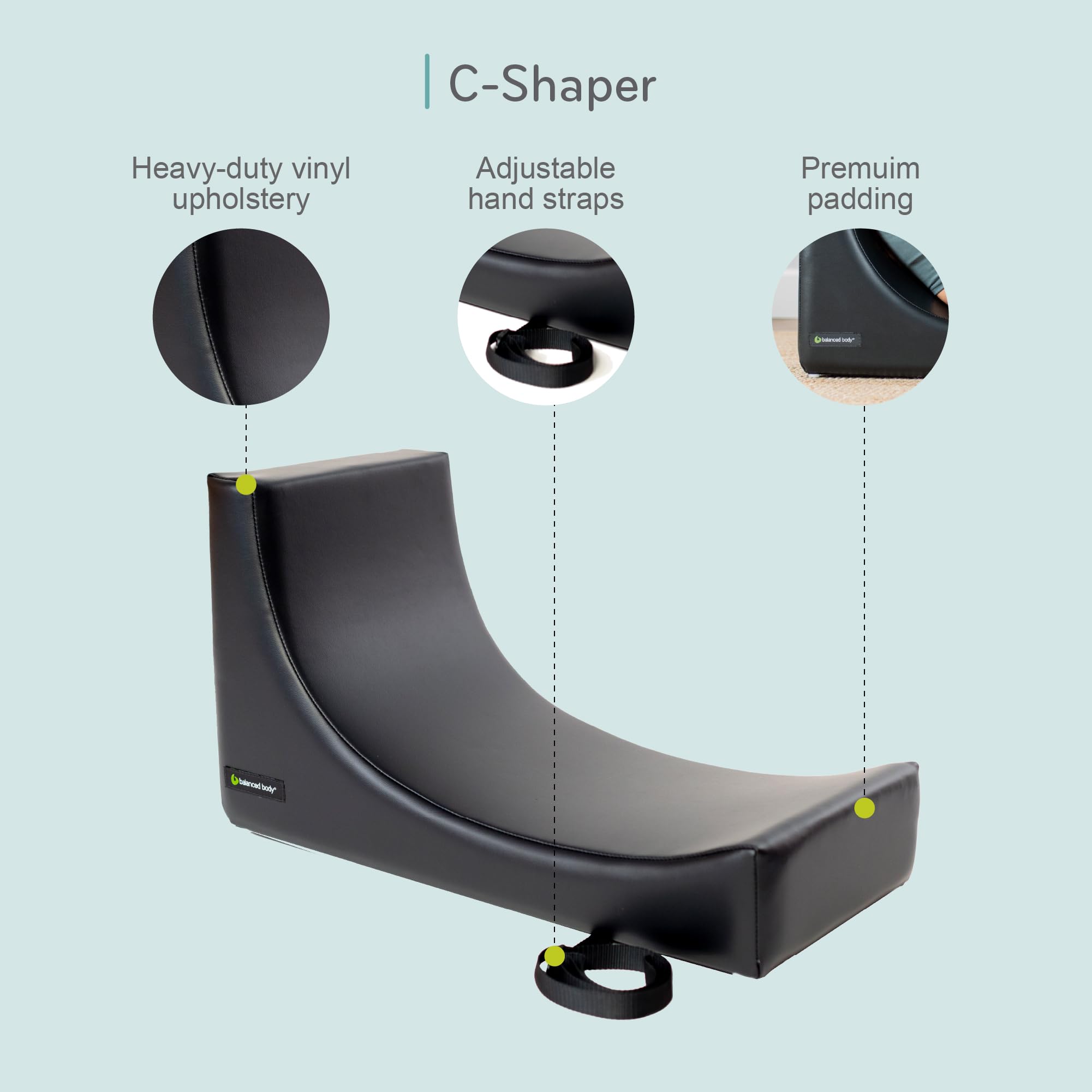 C-Shaper Pilates Teaching Tool, Ab Exercise Accessory for Studio
