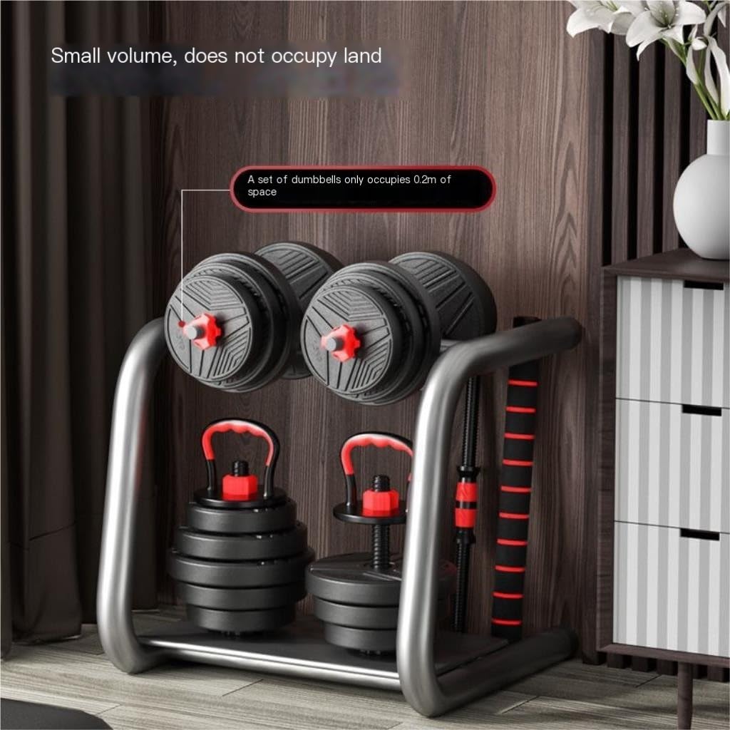 Adjustable Dumbbell & Barbell Set for Home Fitness