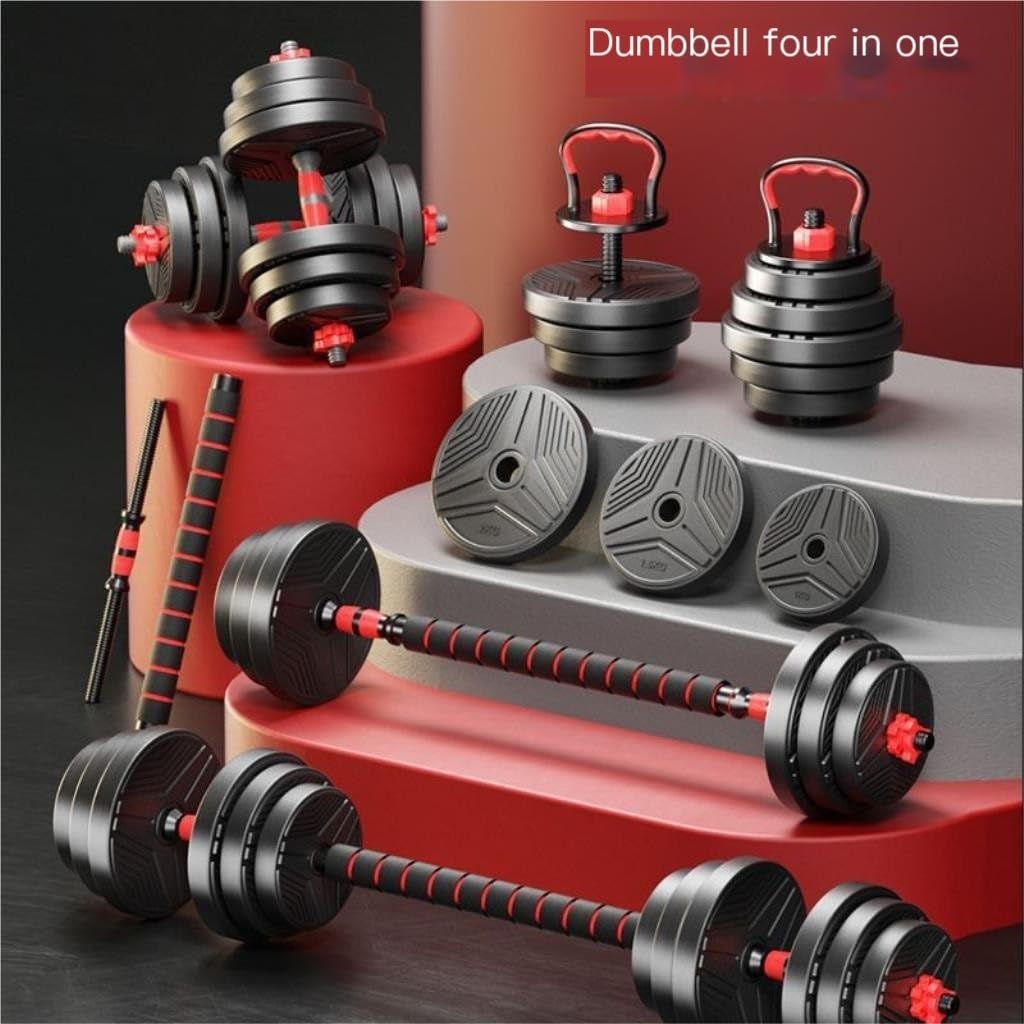 Adjustable Dumbbell & Barbell Set for Home Fitness