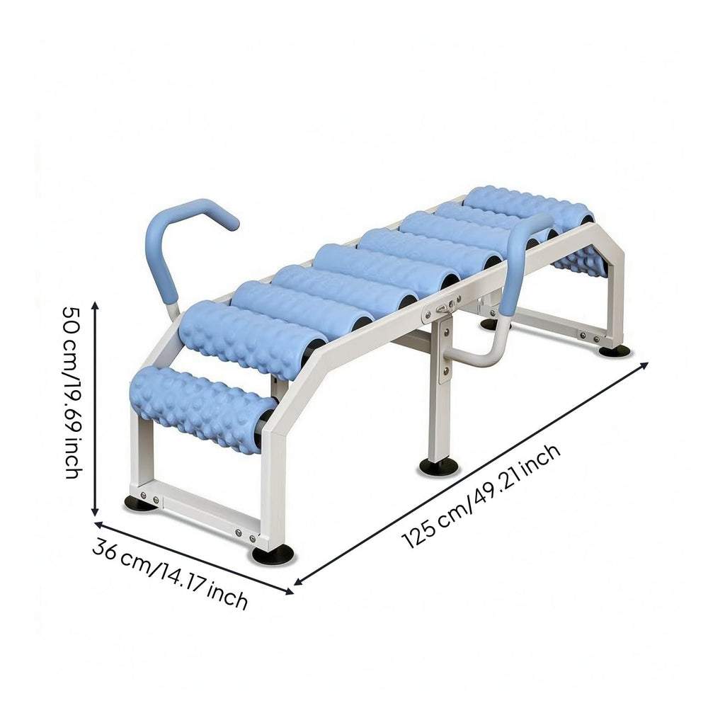 Lumbar Back Stretcher with Foam Rollers