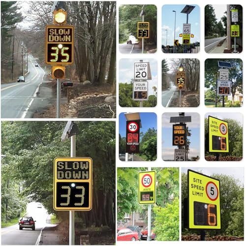 Solar Powered Radar Speed Display Sign