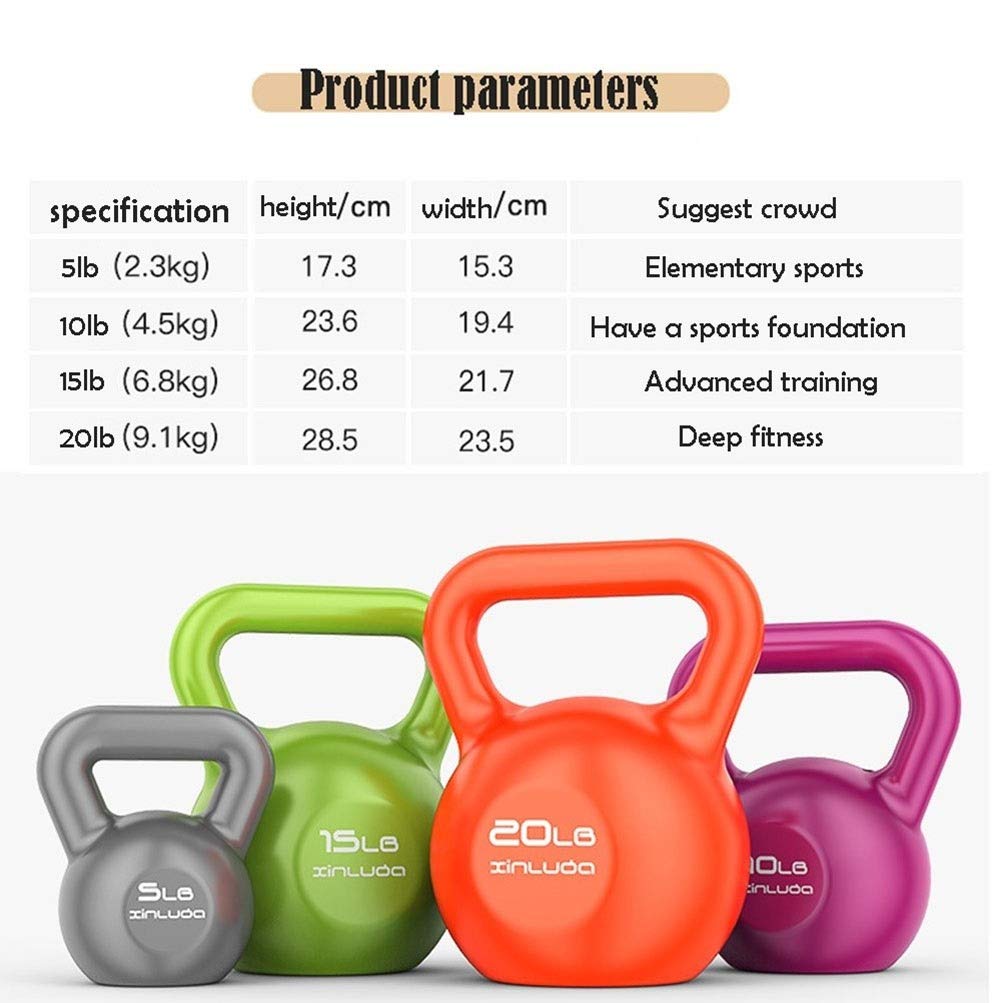 Color Fitness Kettlebell for Strength Training
