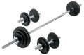 160 LB Adjustable Cast Iron Dumbbell & Barbell Set