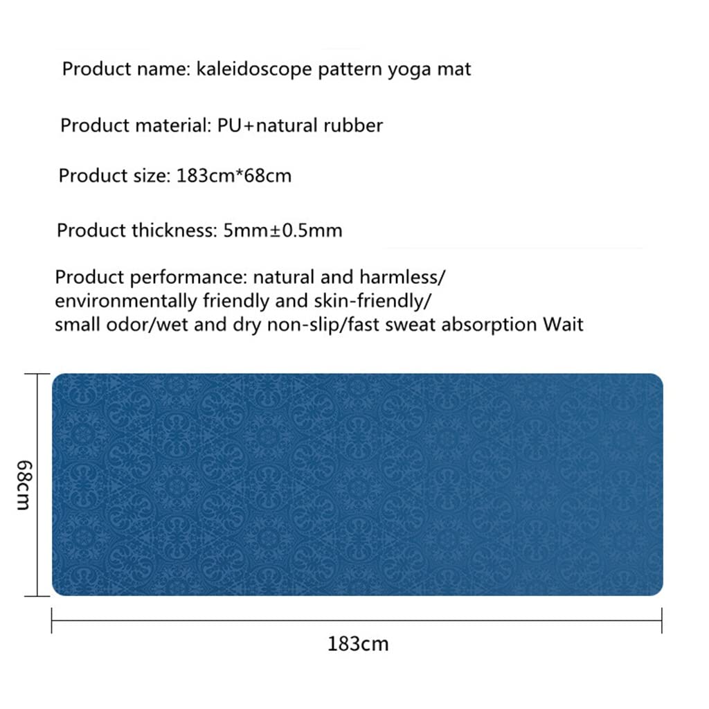 Thickened Natural Rubber Yoga Mat