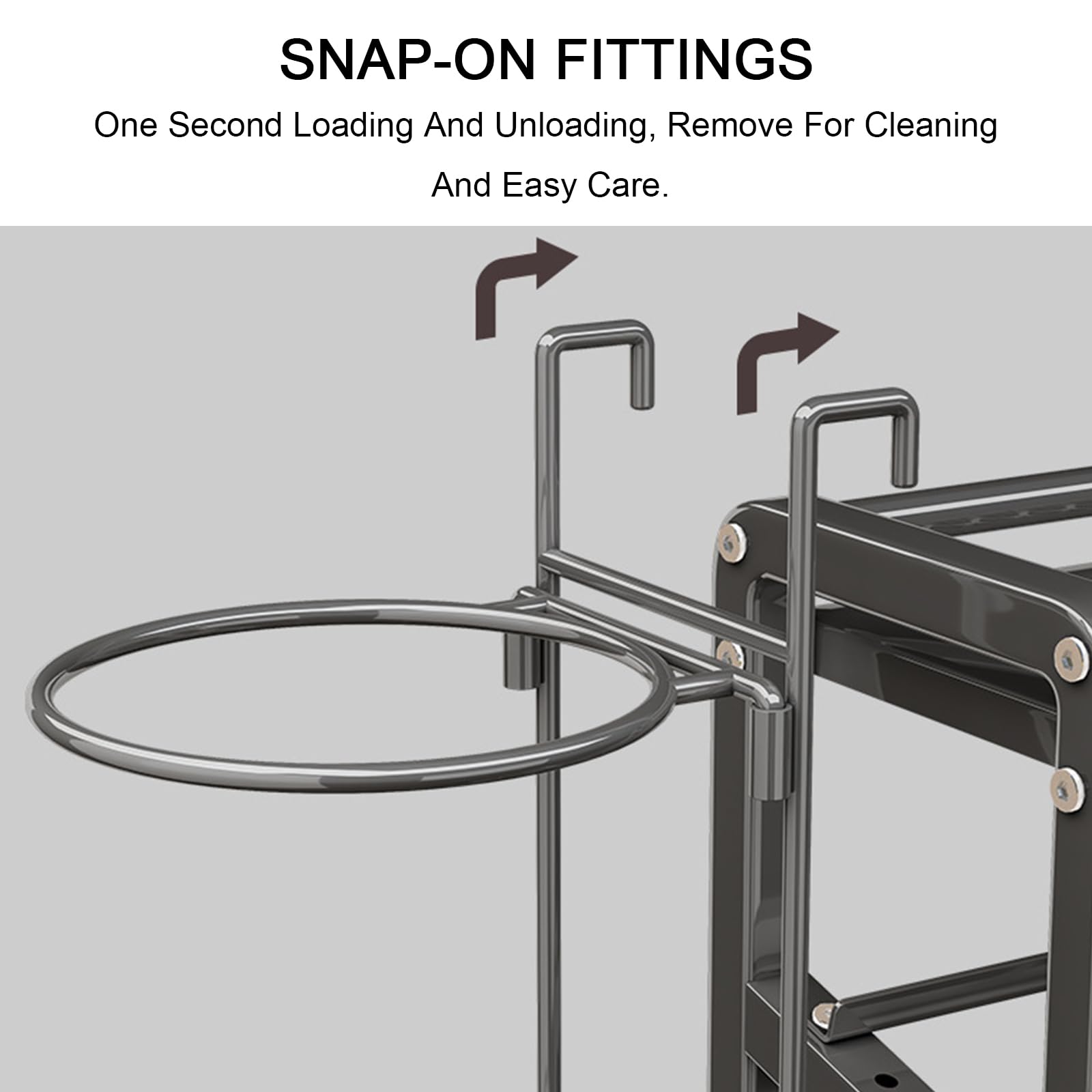 Yoga Mat Storage Rack & Rolling Cart