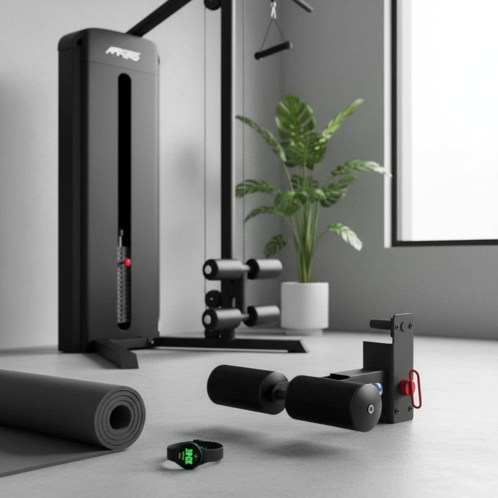 Padded Leg Support Attachment for Home Gym