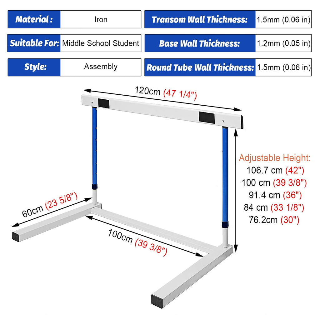 Adjustable Metal Hurdles for Speed & Agility Training
