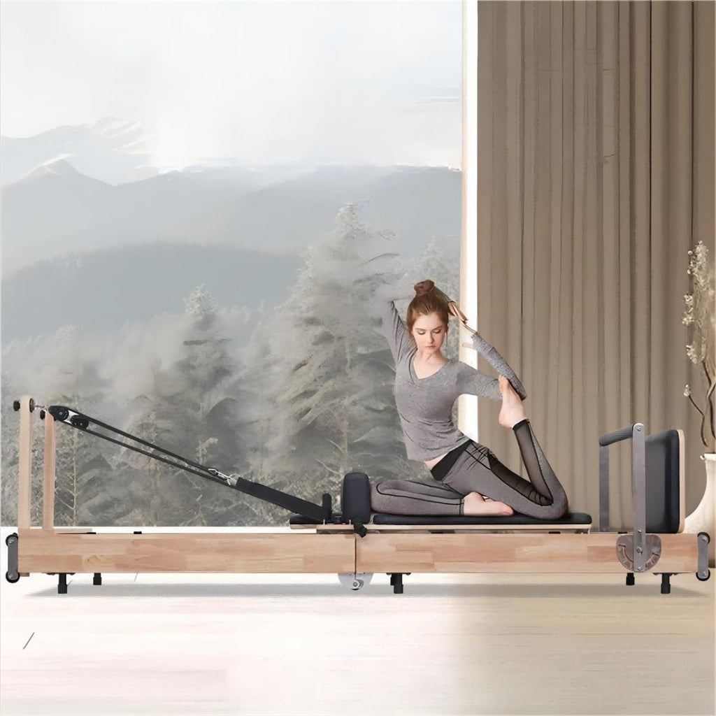 Foldable Pilates Reformer for Home Gym