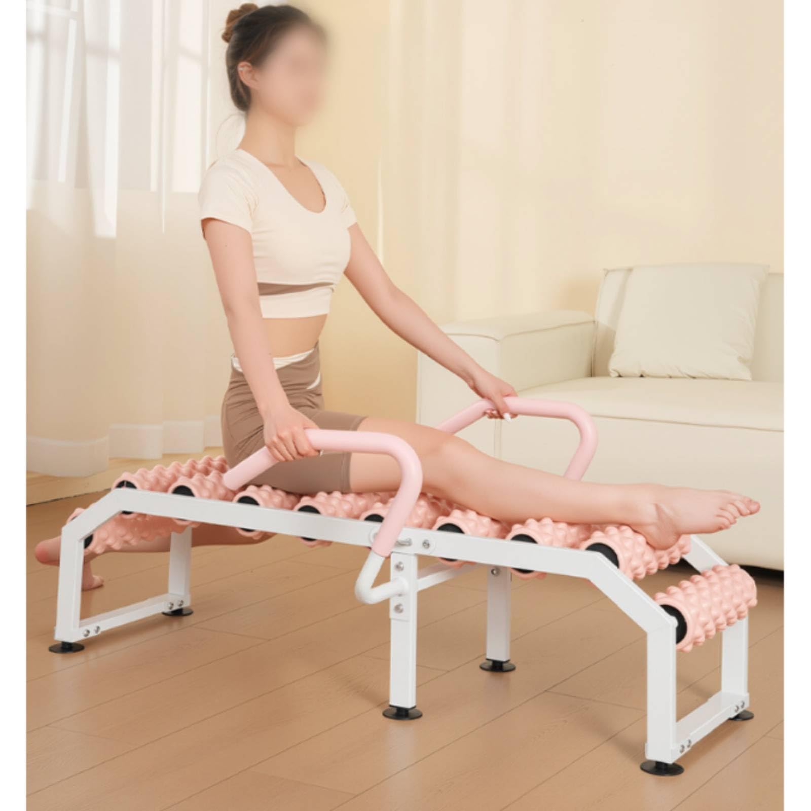 Lumbar Back Stretcher with Foam Rollers