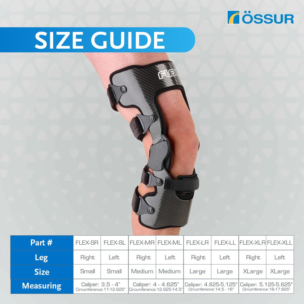 Carbon Fiber Knee Brace with Adjustable Hinges