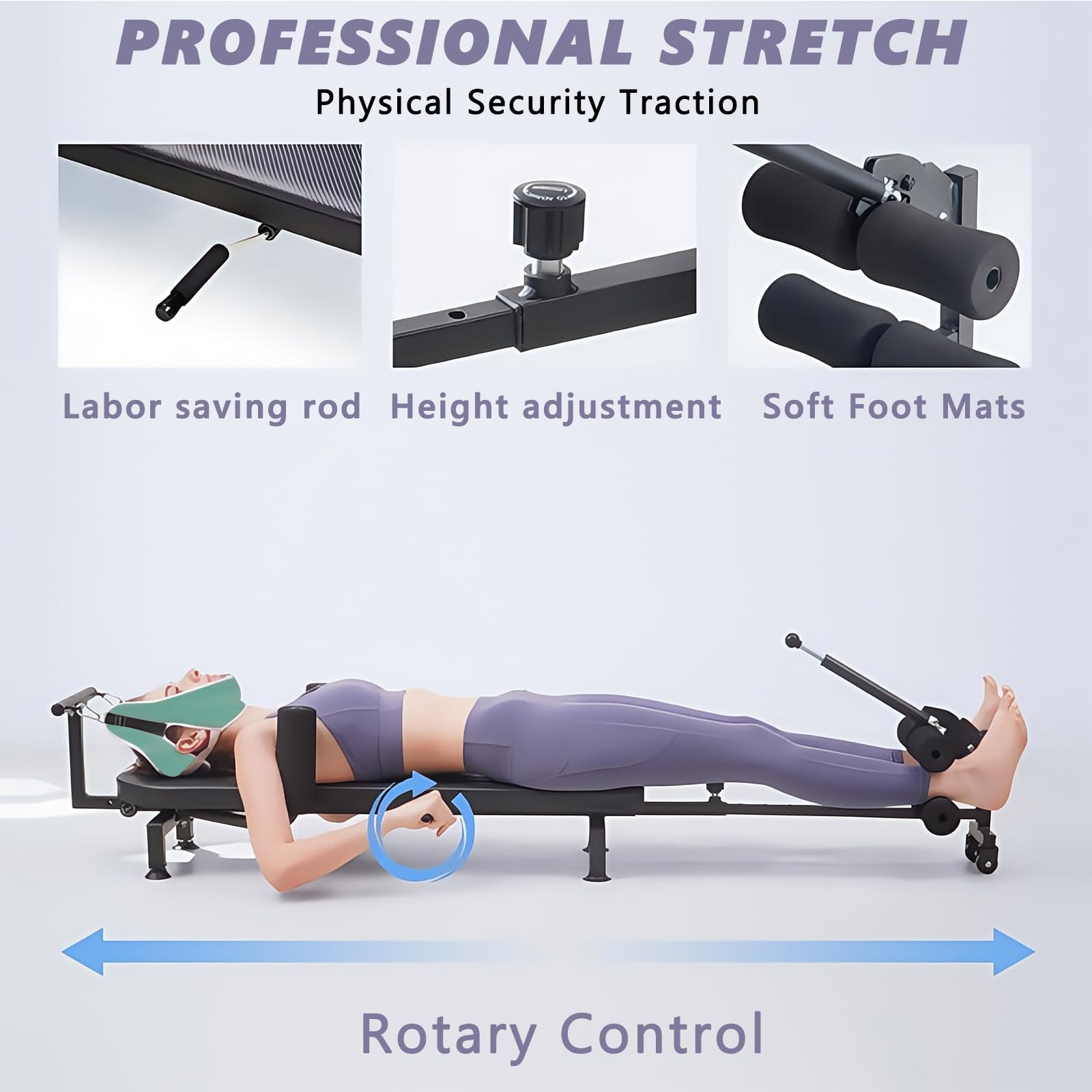 Adjustable Full-Body Stretching & Traction Machine