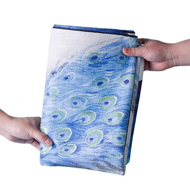 Foldable Non-Slip Natural Rubber Yoga Mat