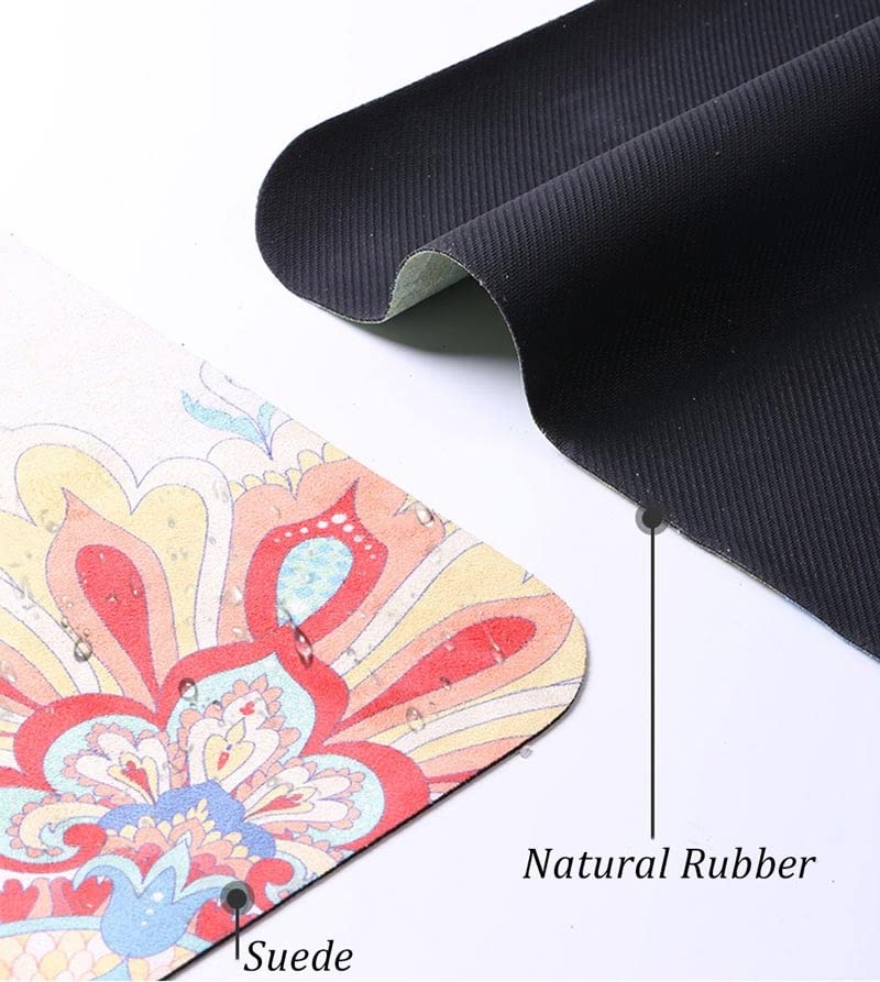 Foldable Non-Slip Natural Rubber Yoga Mat