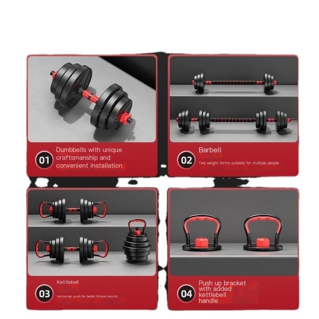 Adjustable Dumbbell & Barbell Set for Home Fitness