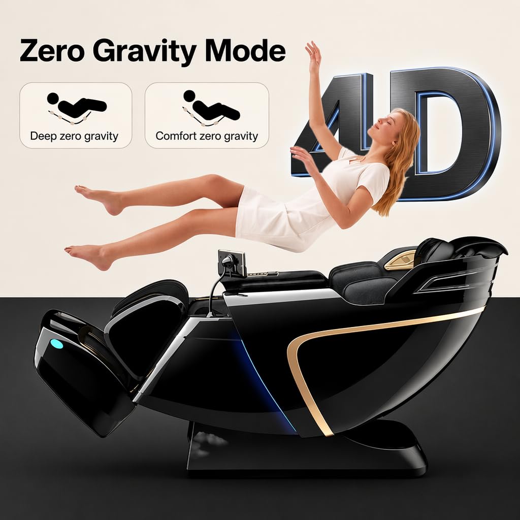 Yitouch 4D Full Body Zero Gravity Massage Chair Adjustable Shoulder Width