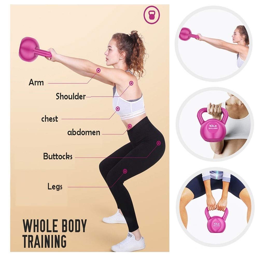 Color Fitness Kettlebell for Strength Training