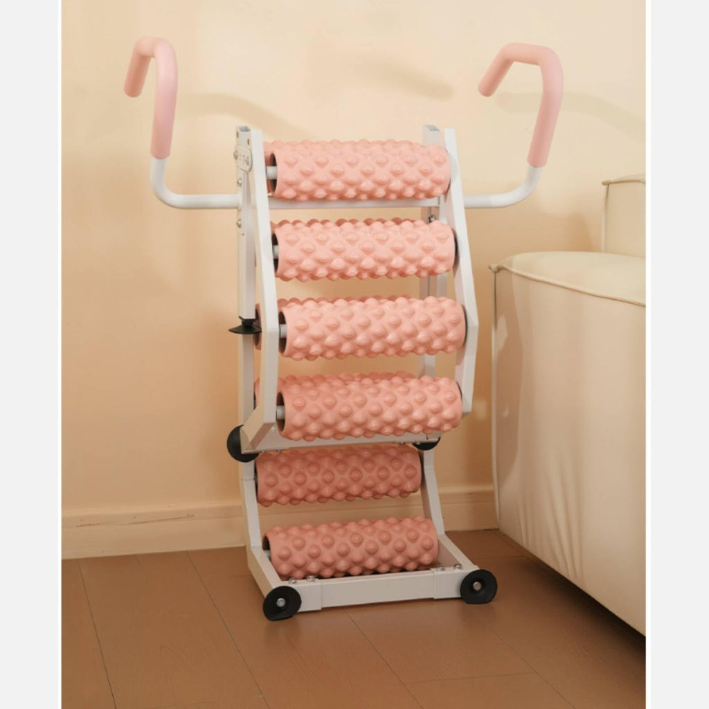 Lumbar Back Stretcher with Foam Rollers