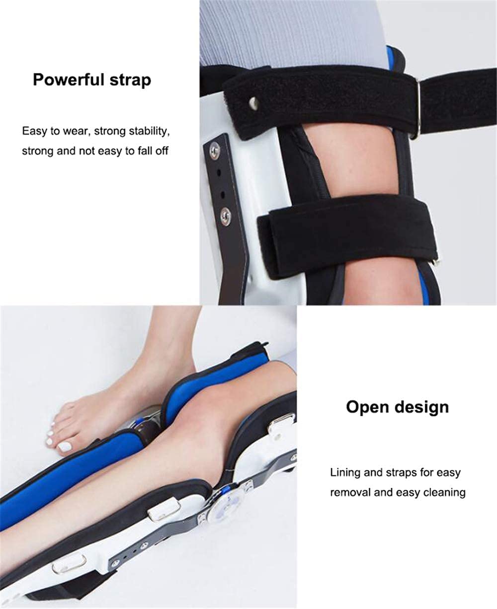 Adjustable Hinged Knee & Ankle Support Brace
