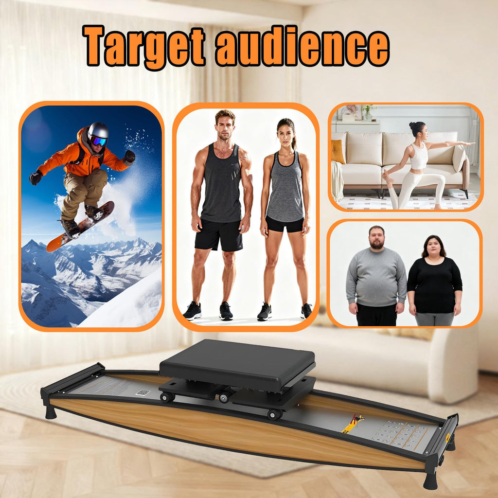 Adjustable Ski Simulator Balance Board