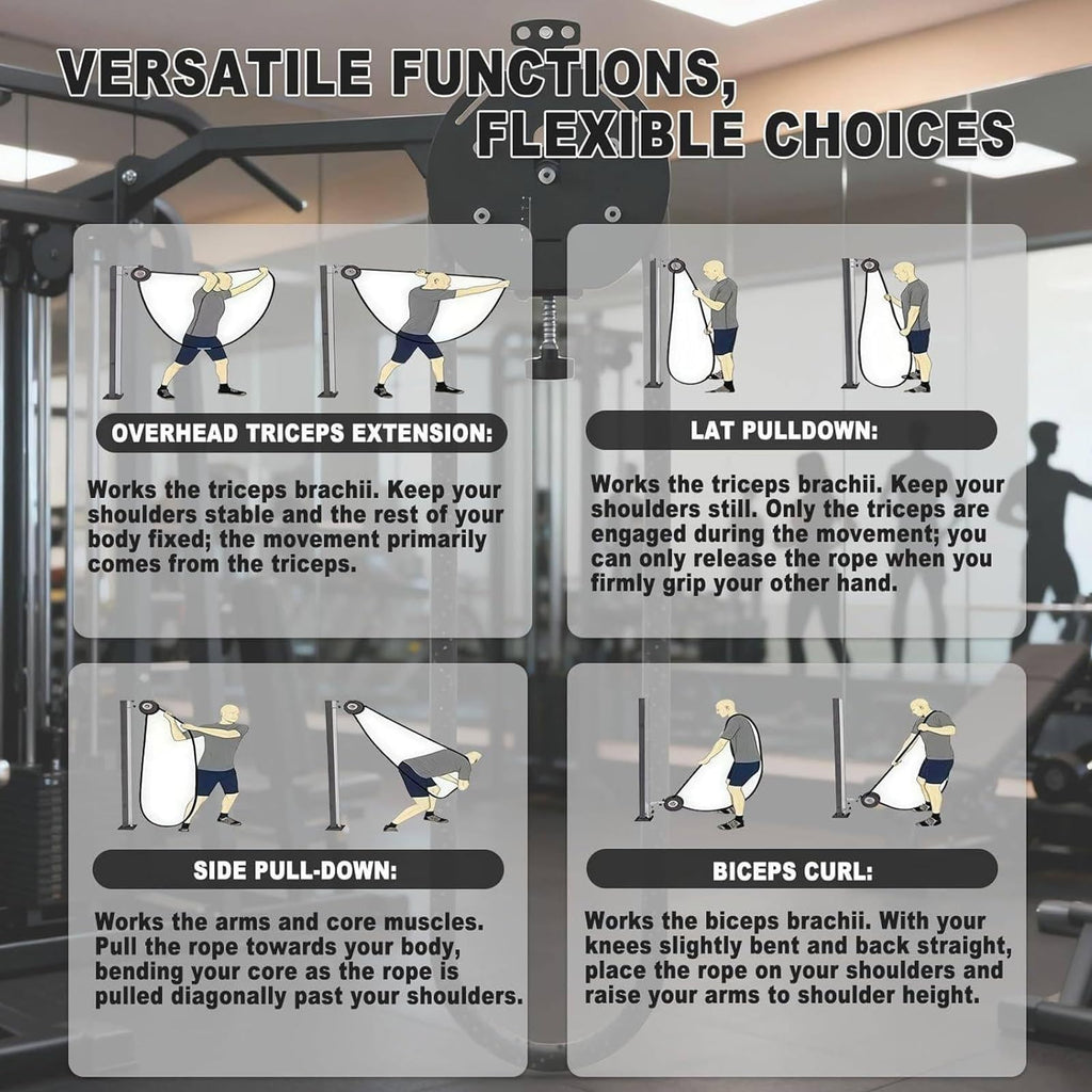Adjustable Endless Rope Trainer for Home Gym