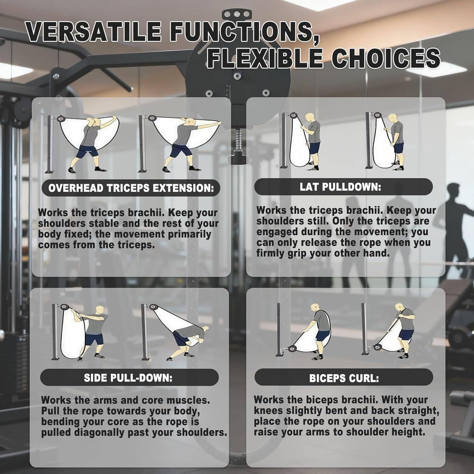 Adjustable Endless Rope Trainer for Home Gym