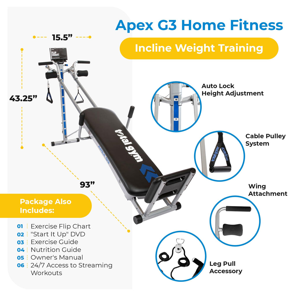 Incline Bodyweight Trainer with 8 Resistance Levels
