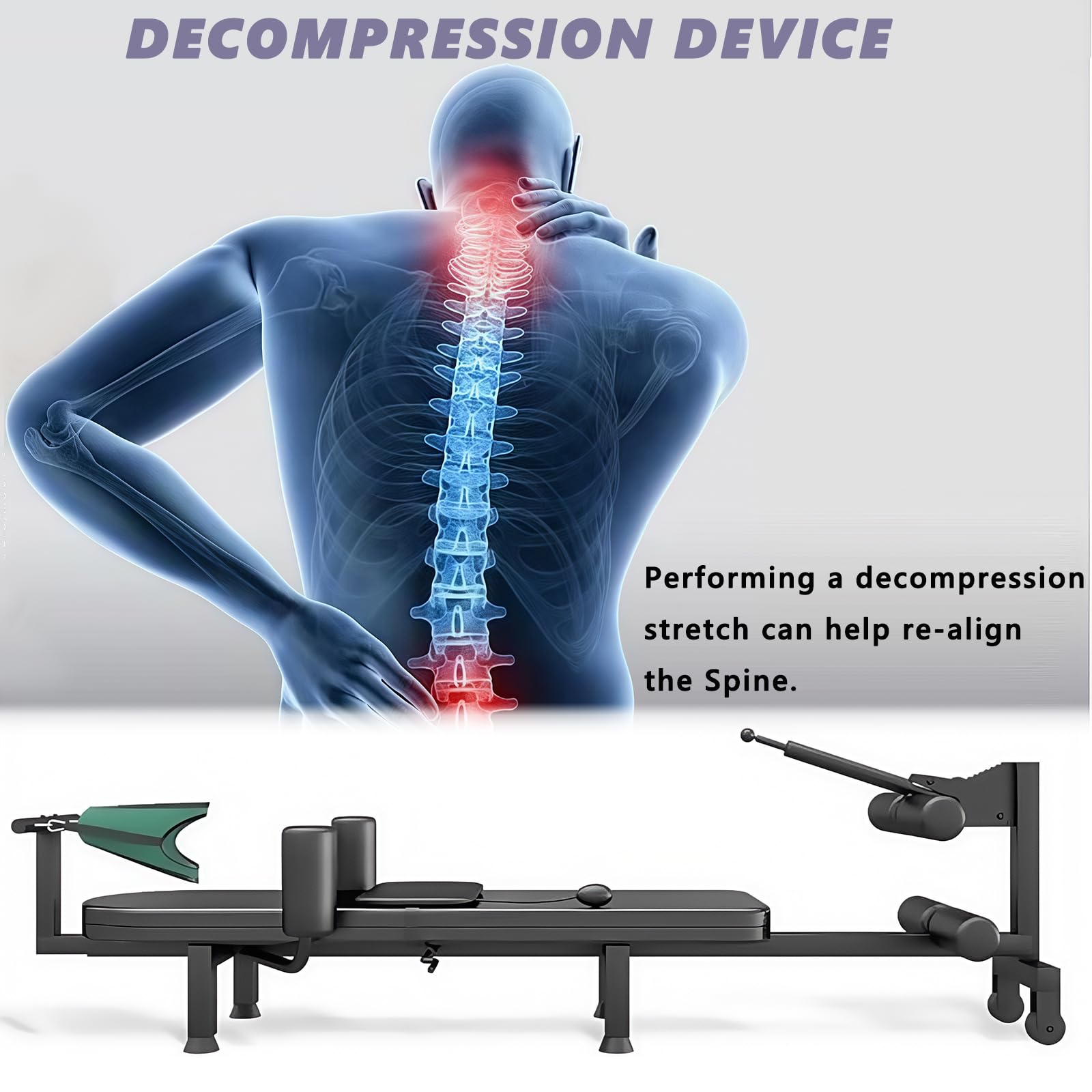 Adjustable Full-Body Stretching & Traction Machine