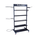 Compact Vertical Gym Equipment Storage Rack