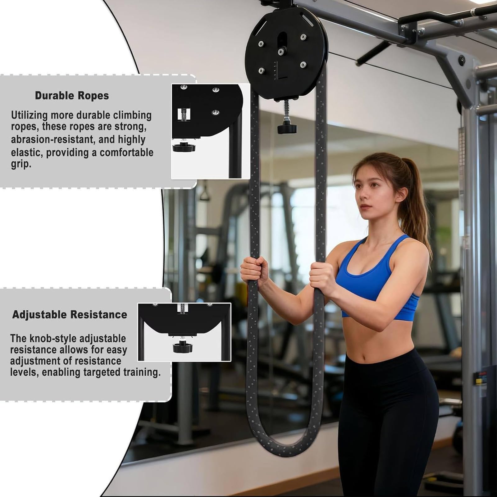 Adjustable Endless Rope Trainer for Home Gym