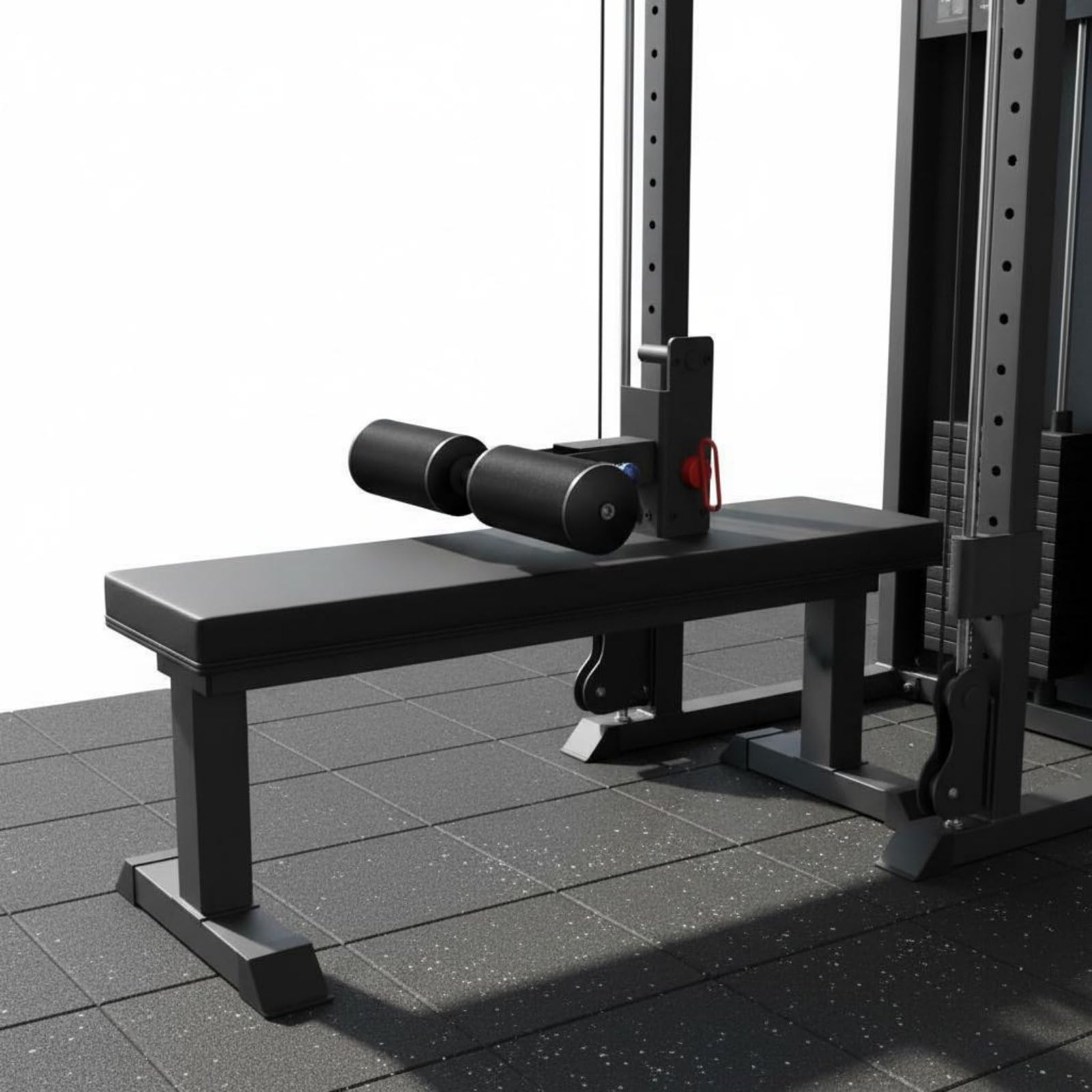 Padded Leg Support Attachment for Home Gym