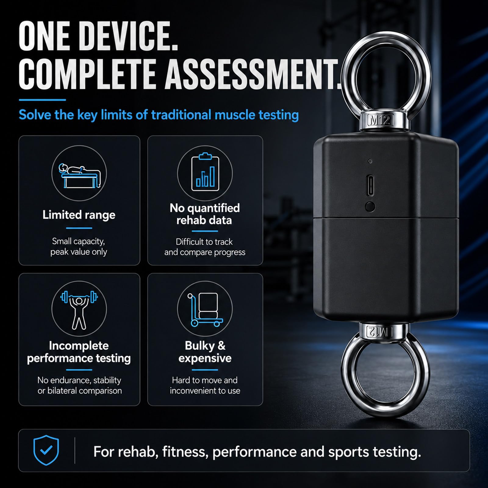 500 KG Portable Isometric Strength Tester