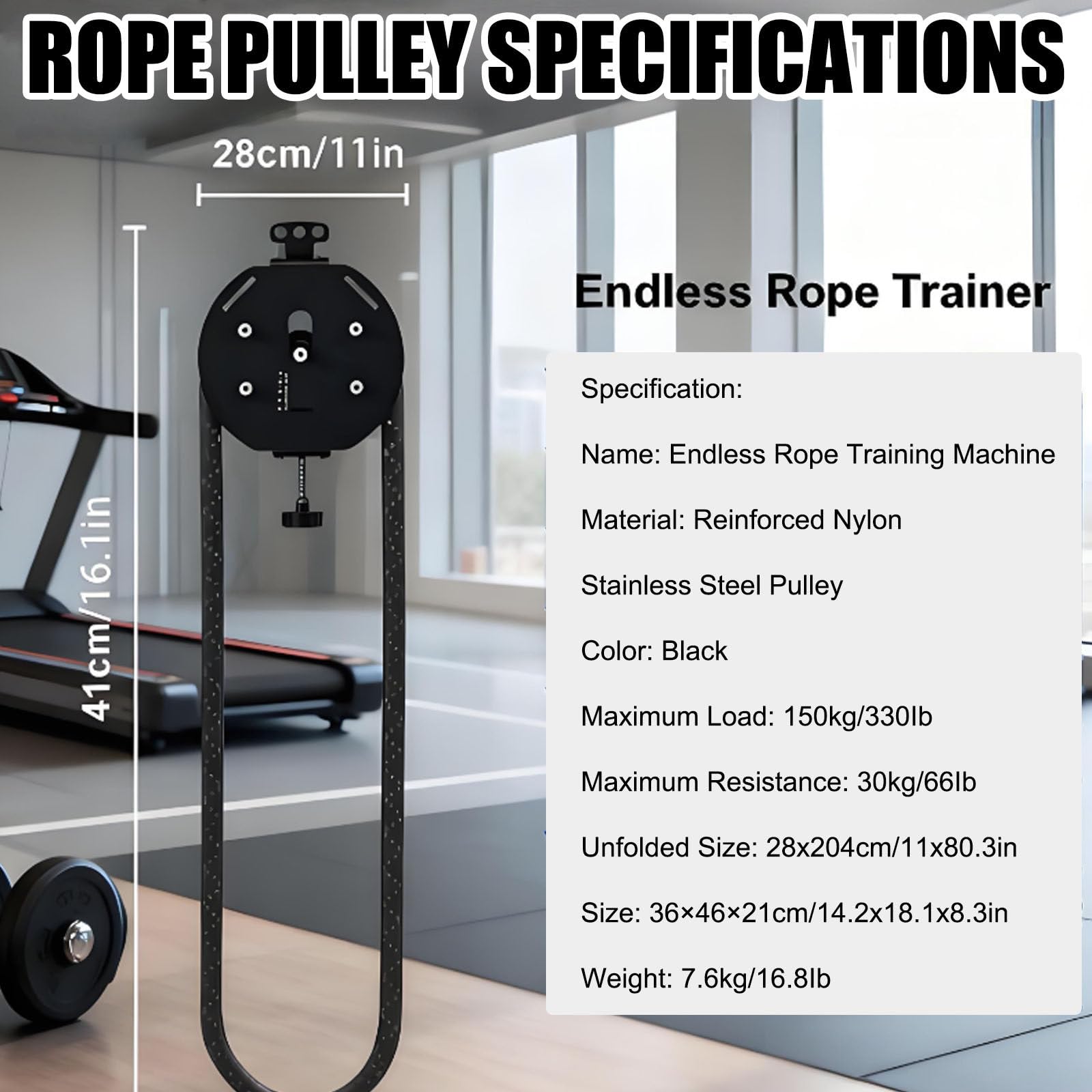 30 KG Adjustable Endless Rope Trainer