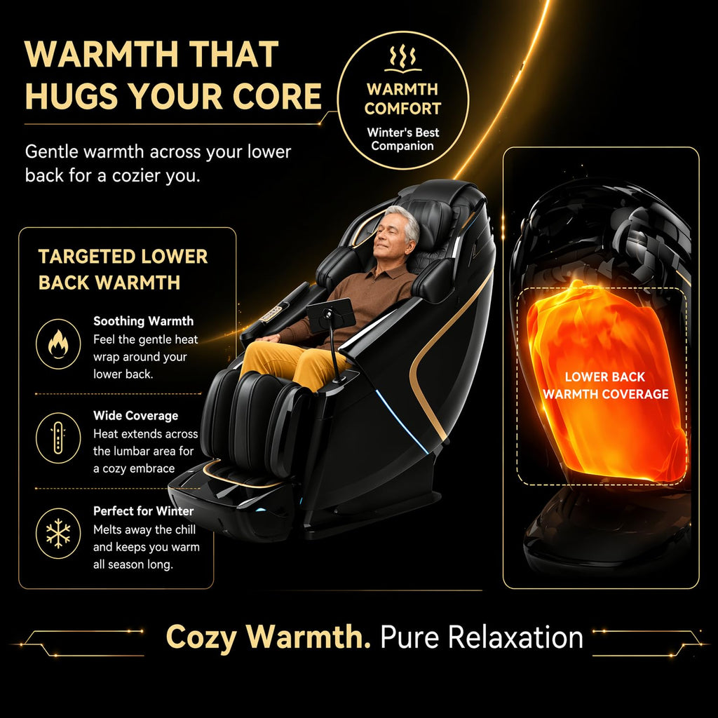 Yitouch 4D Full Body Zero Gravity Massage Chair Adjustable Shoulder Width