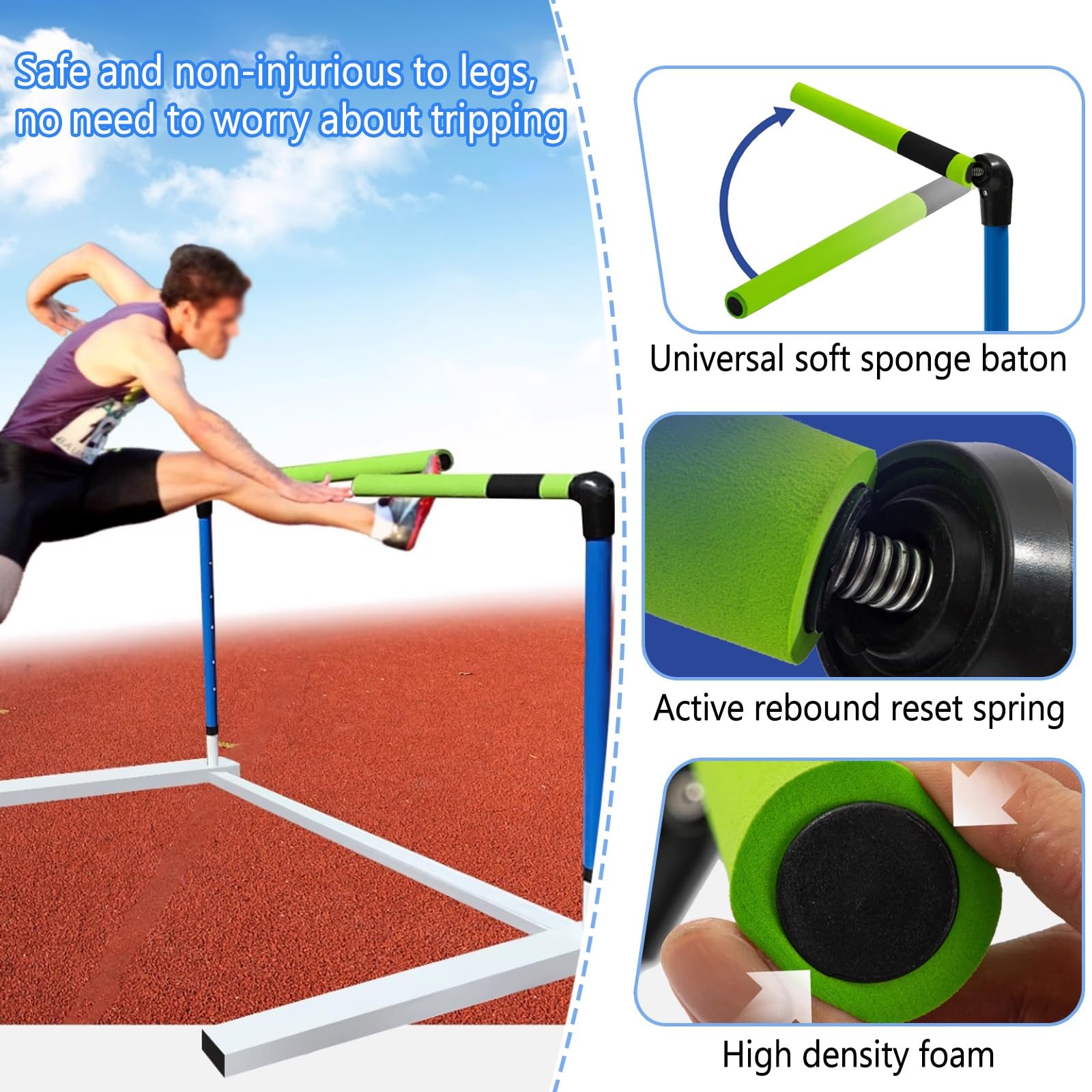 Adjustable Speed & Agility Training Hurdles
