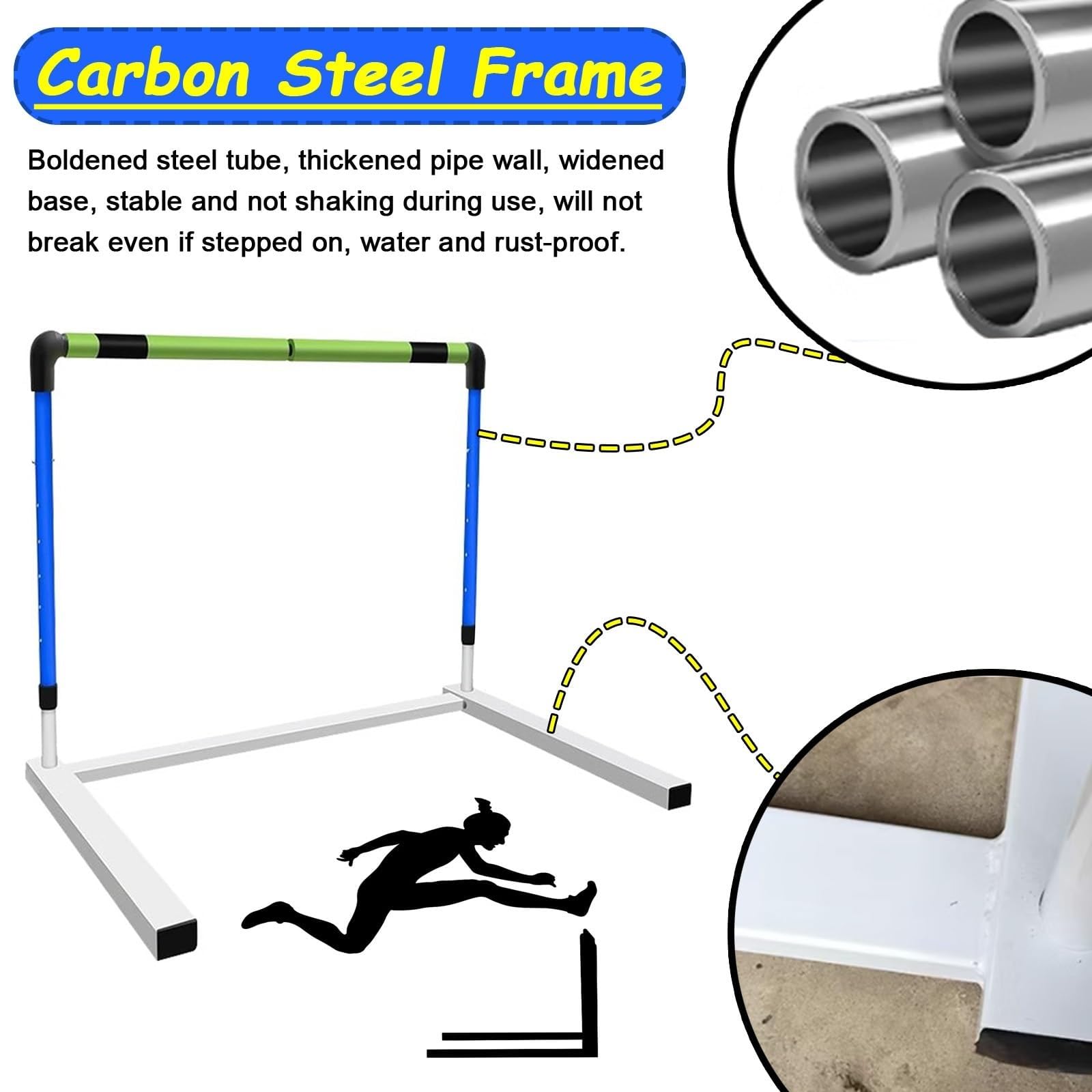 Adjustable Agility Training Hurdle
