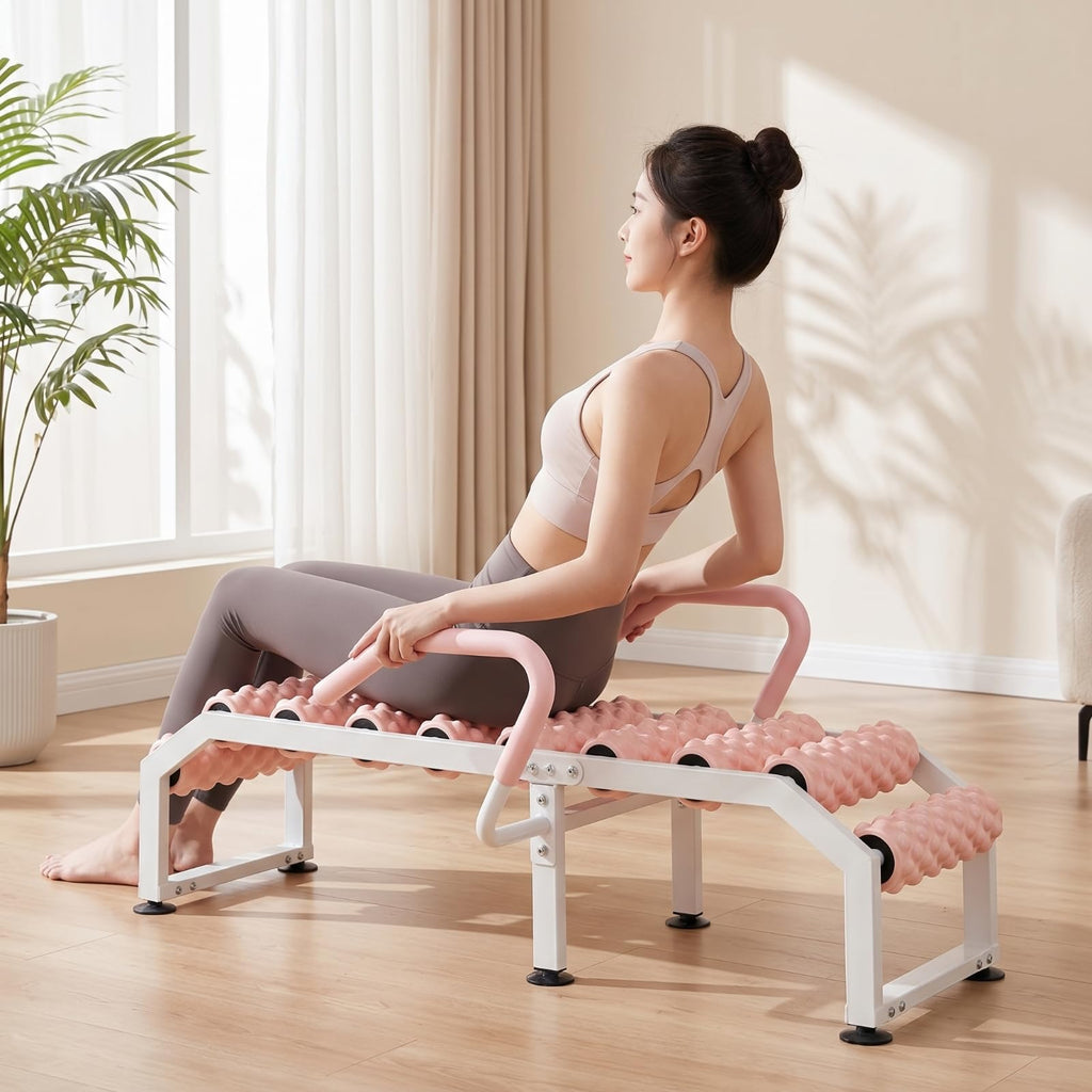 Lumbar Back Stretcher with Foam Rollers