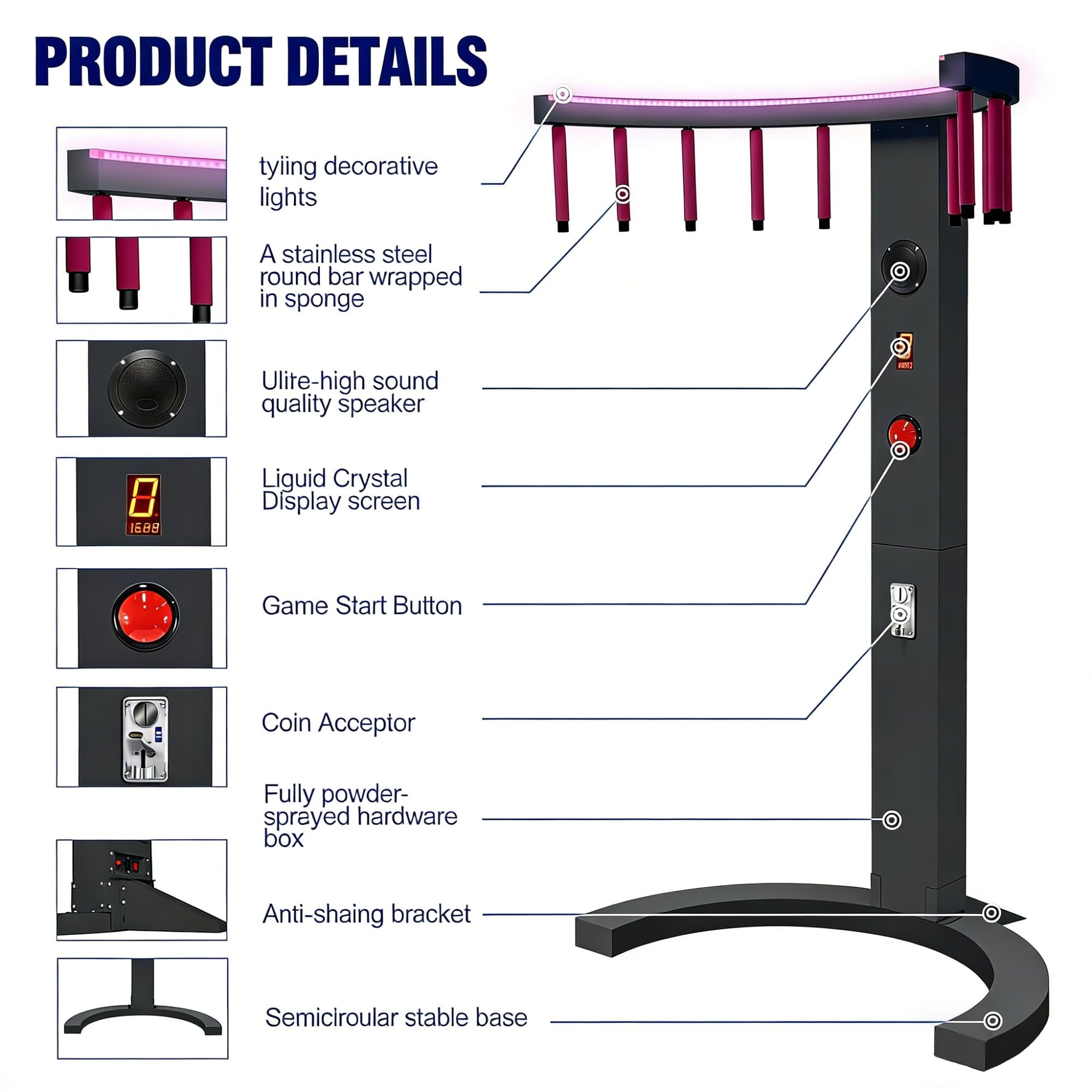 Electric Reflex Training Stick Game